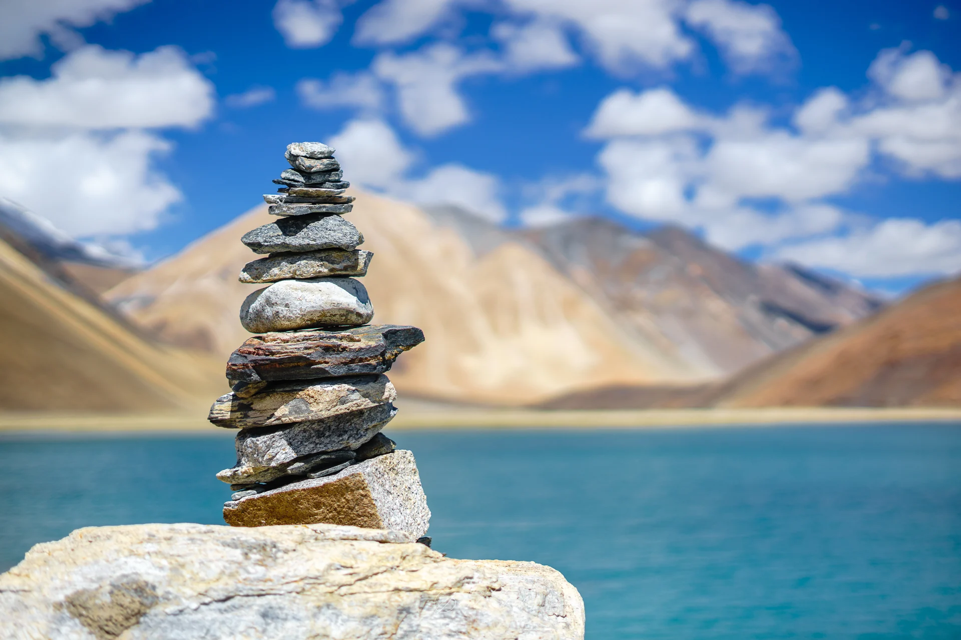 Lac Pangong Tso au Ladakh