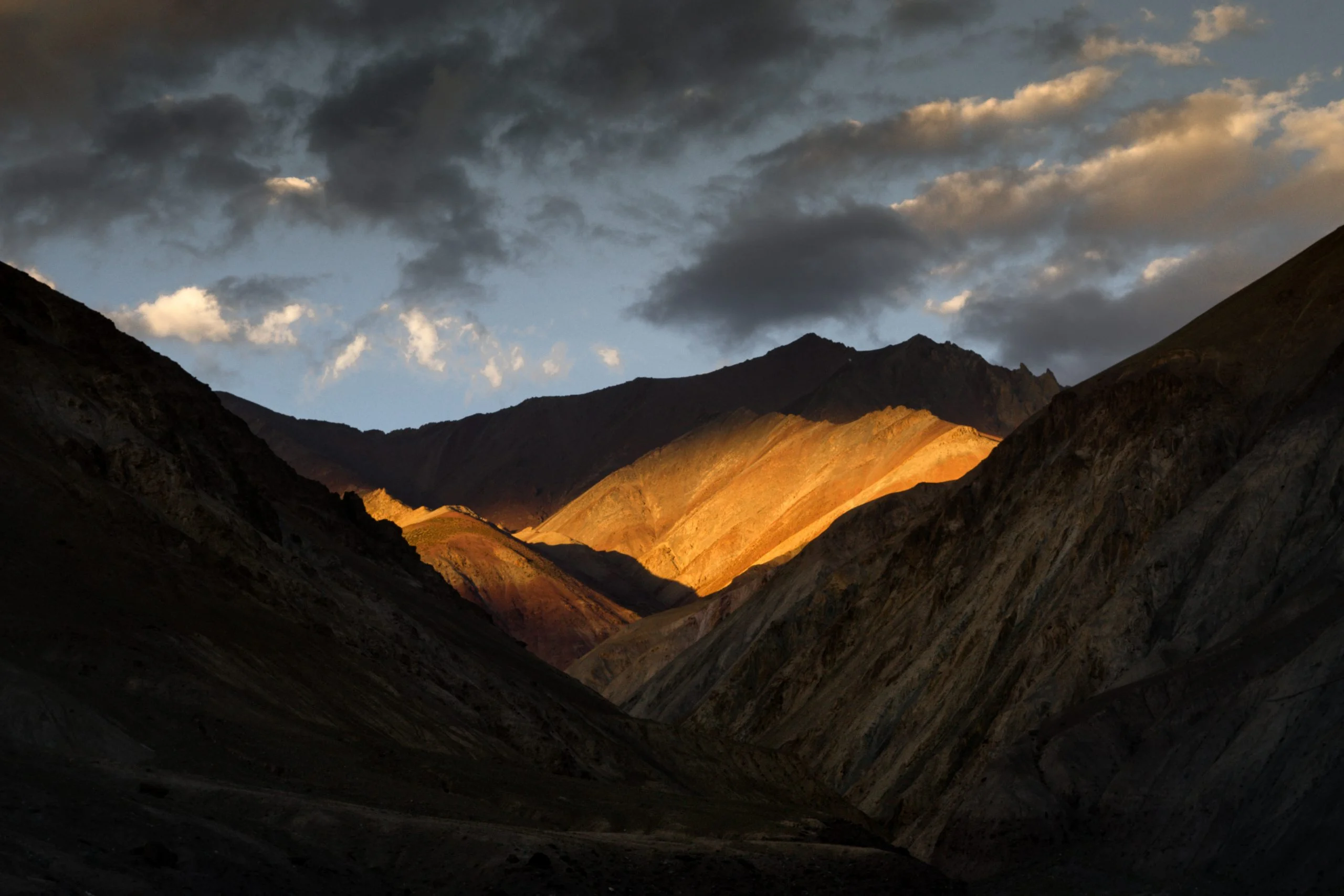 Lumières dans les montagnes du Ladakh
