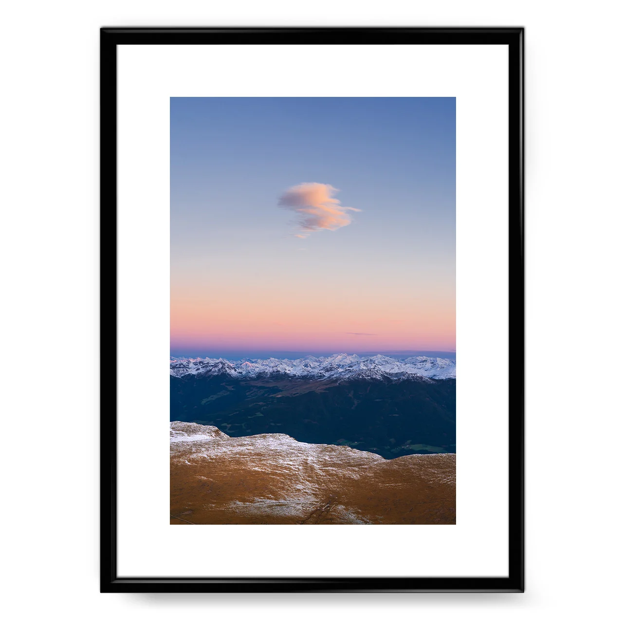 Lever de soleil Seceda Dolomites