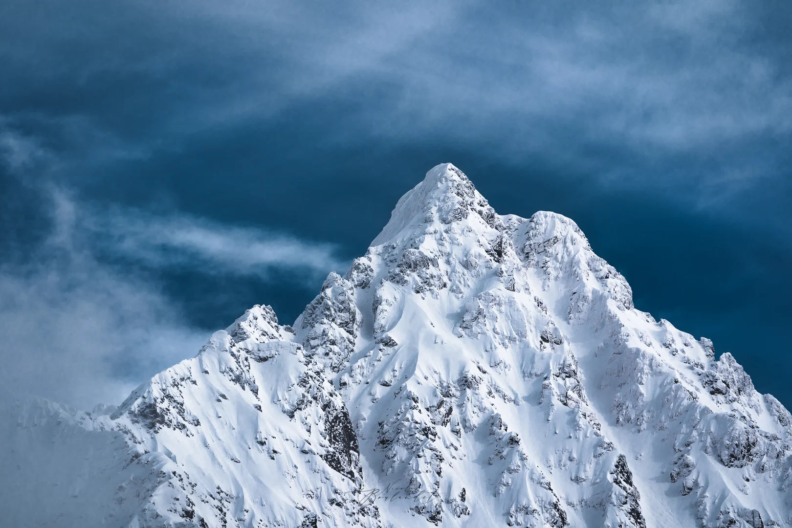 Sommets enneigés massif de Belledonne