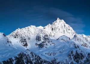 Sommets enneigés massif de Belledonne
