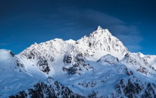 Sommets enneigés massif de Belledonne