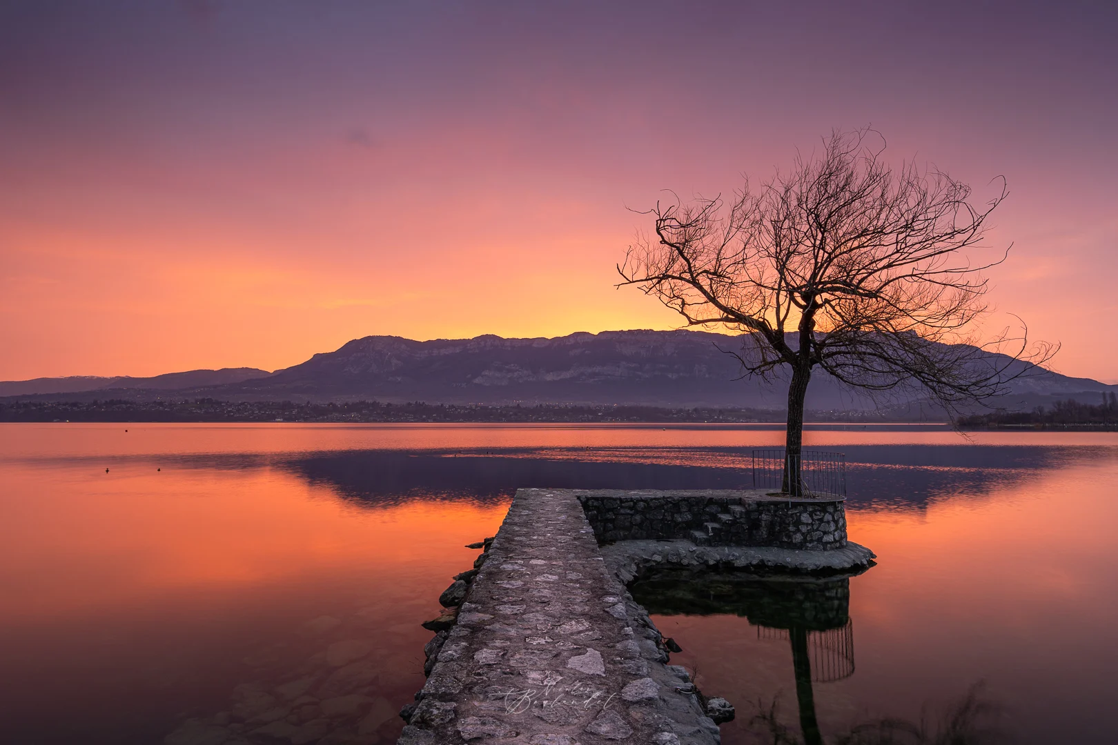 Lever de soleil au Bourget du Lac
