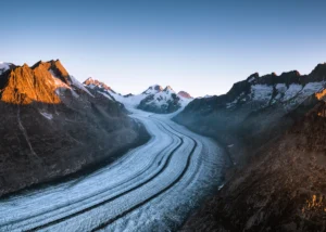Glacier Aletsch en Suisse