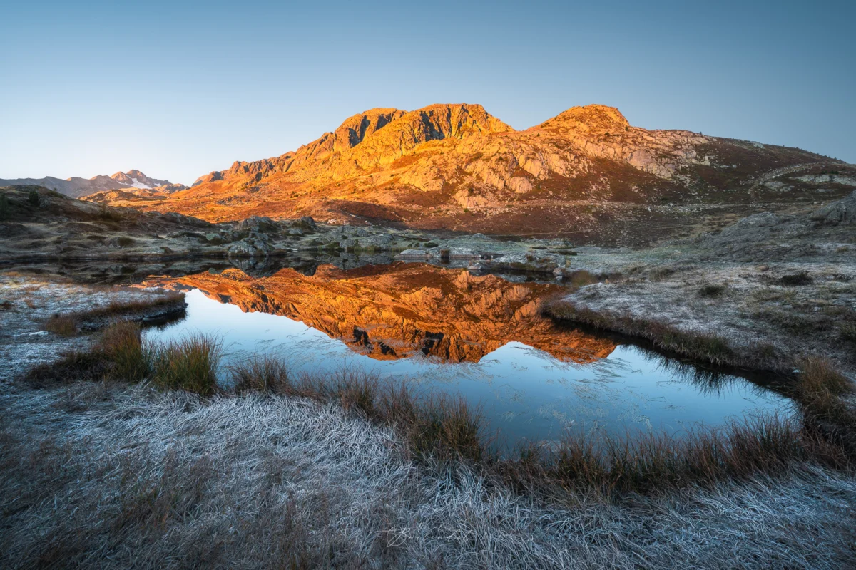 Lever de soleil en Maurienne